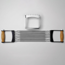 Chest Expander with Wood Handles + Expander Foot Part